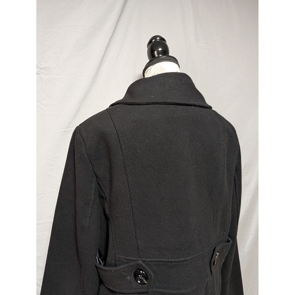 Style & Co.‎ Women's Black Double Breasted Lined Pea Coat Size Large Petite - Picture 6 of 13